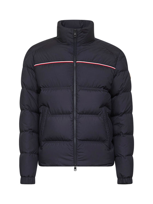 Blue Bouvaque short down jacket