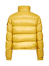 Yellow Levitha short down jacket<BR/>