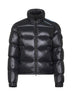 Black Levitha short down jacket