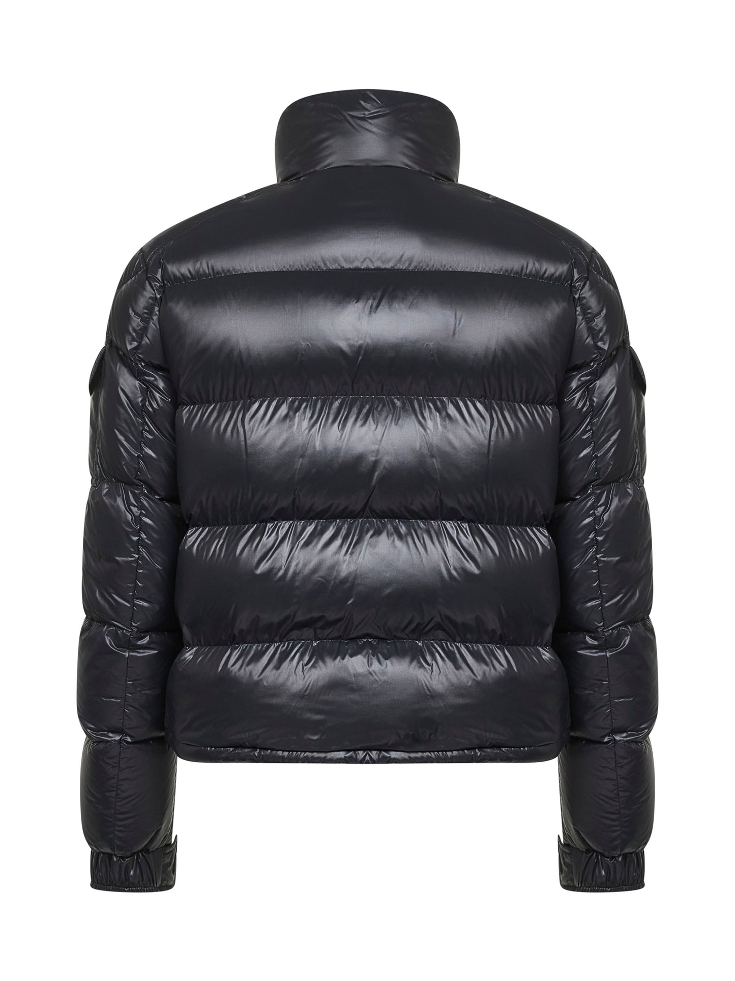 Black Levitha short down jacket
