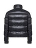 Black Levitha short down jacket