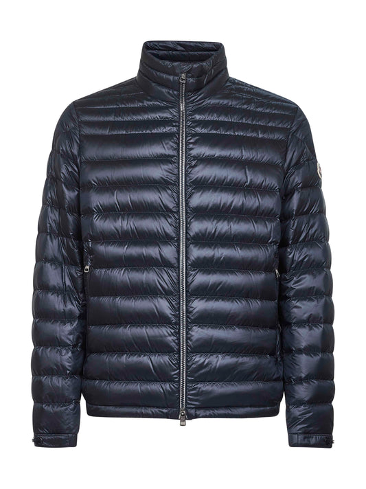 Blue Arnique short down jacket