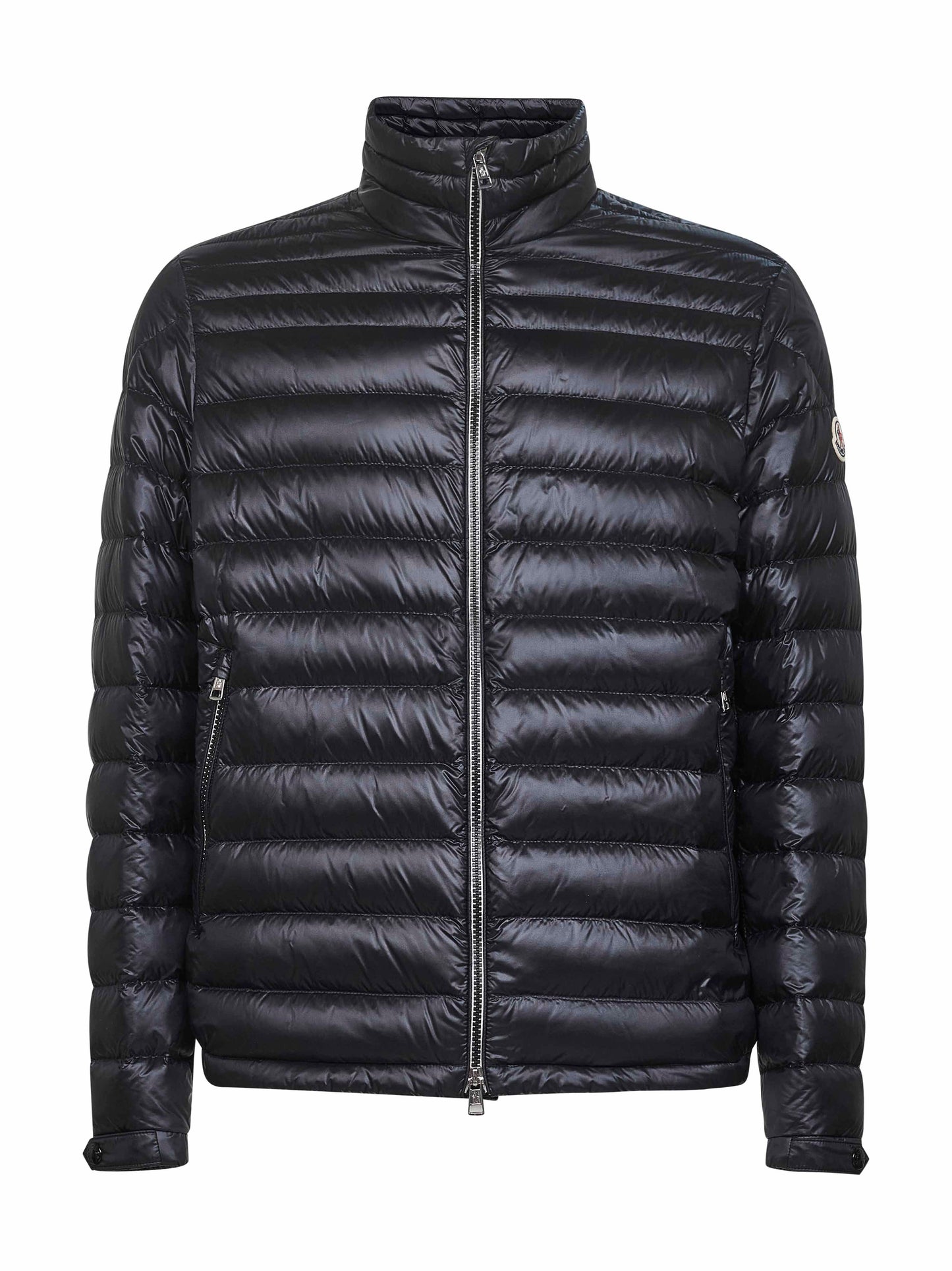 Black Arnique short down jacket
