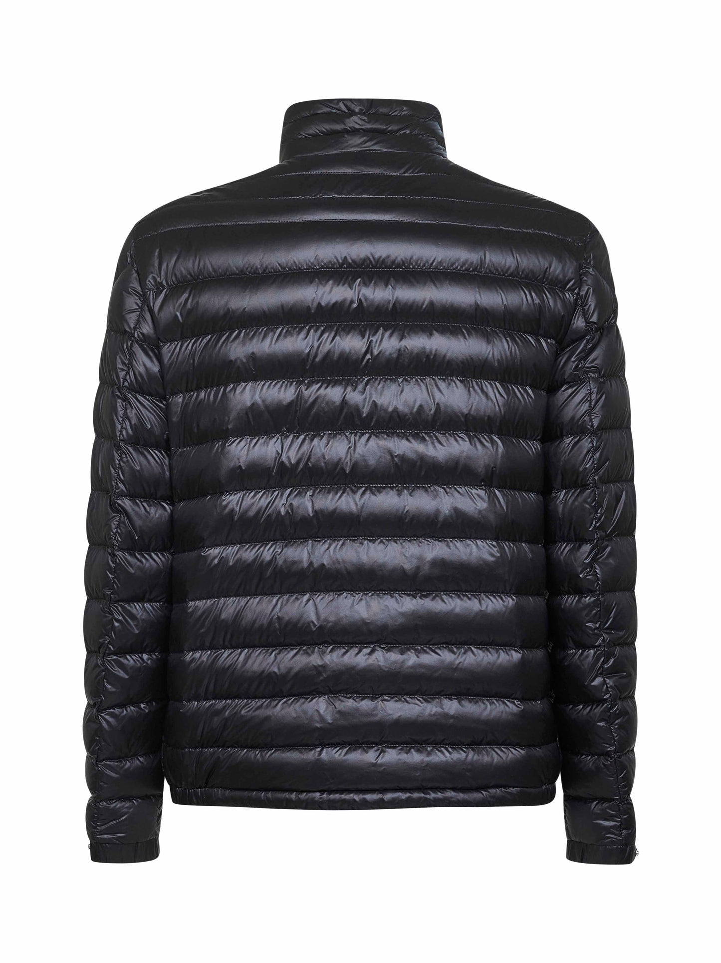 Black Arnique short down jacket