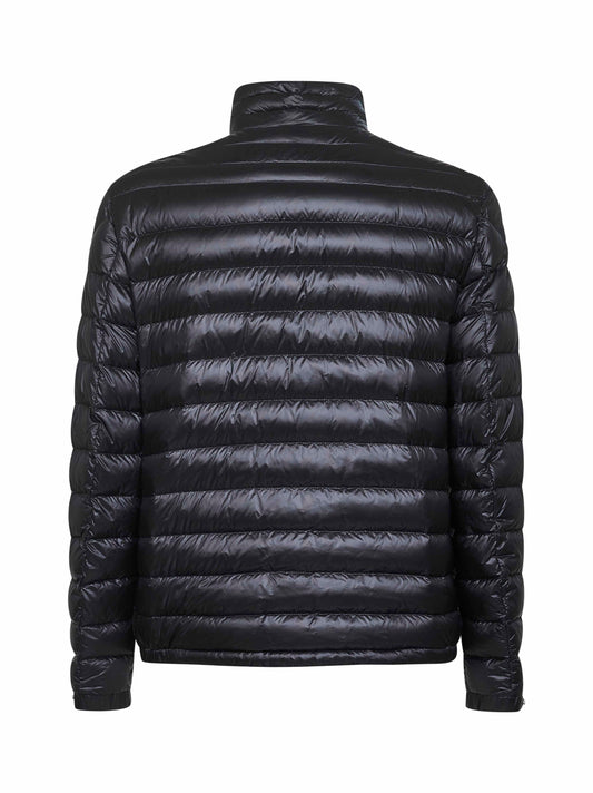 Black Arnique short down jacket