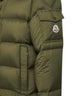 Piumino corto con cappuccio Moncler Maya 70 verde