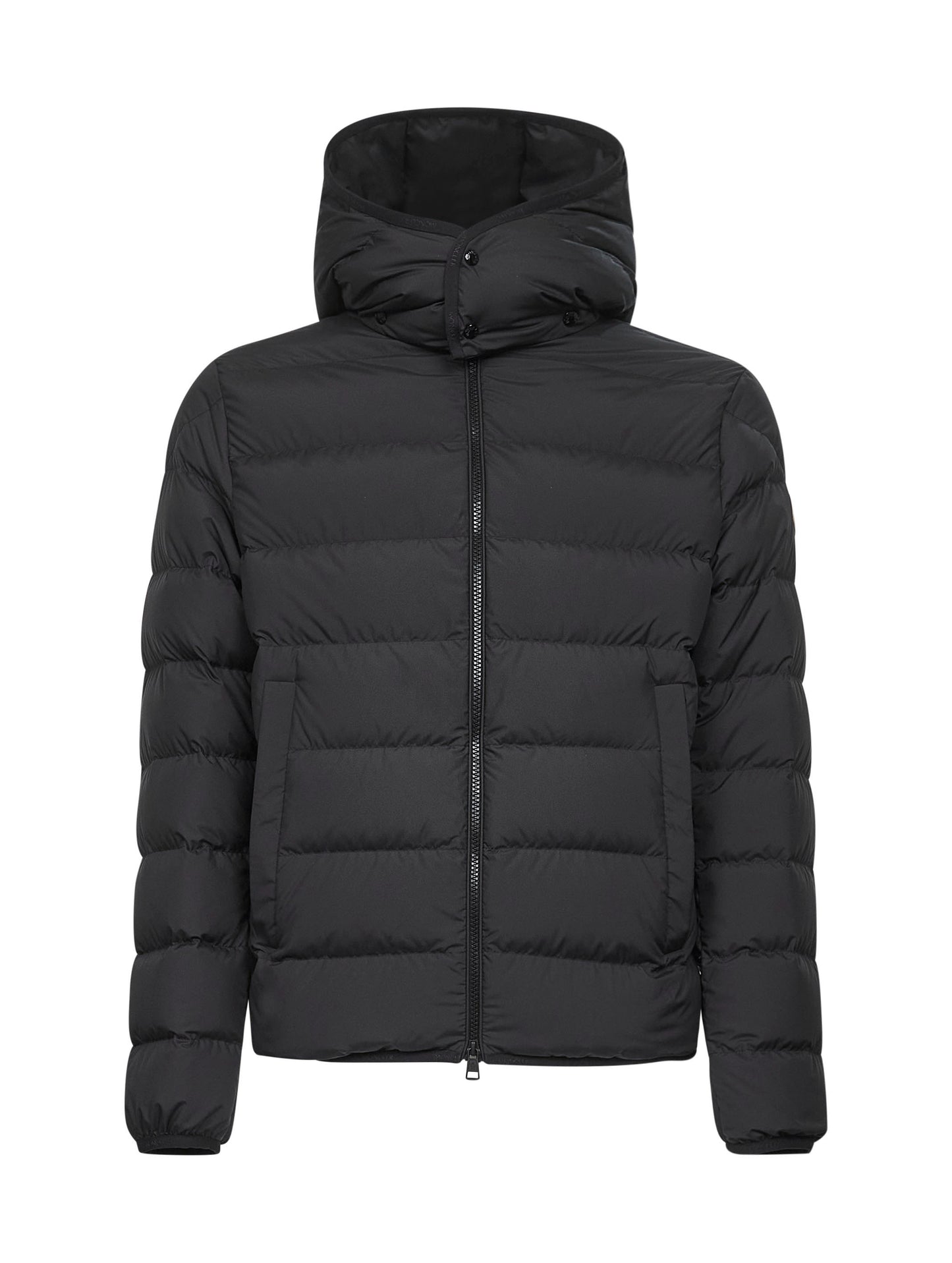 Black Montbrocq short Hhoded down jacket