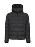 Black Montbrocq short Hhoded down jacket