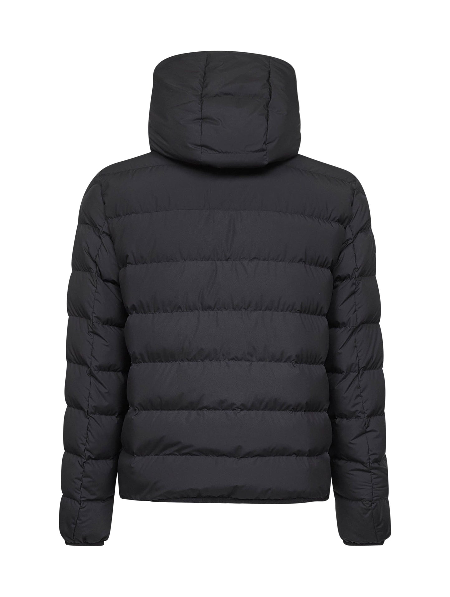 Black Montbrocq short Hhoded down jacket