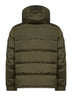 Piumino corto con cappuccio Moncler Maya verde