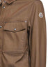 Giacca camicia in denim marrone