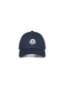 Blue cotton gabardine baseball cap
