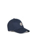 Blue cotton gabardine baseball cap