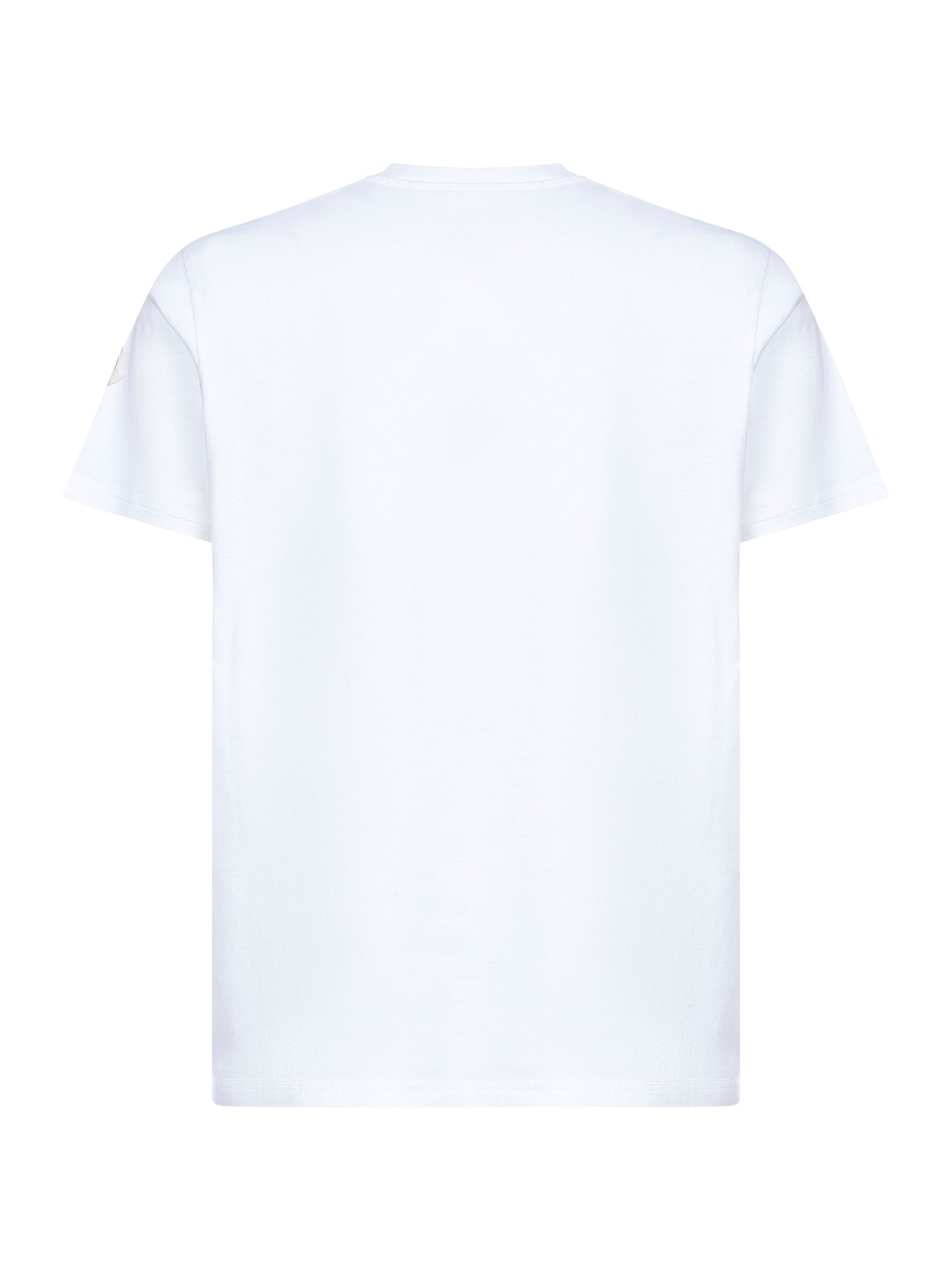 White cotton logo T-shirt