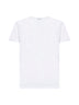 White cotton double logo patch T-shirt