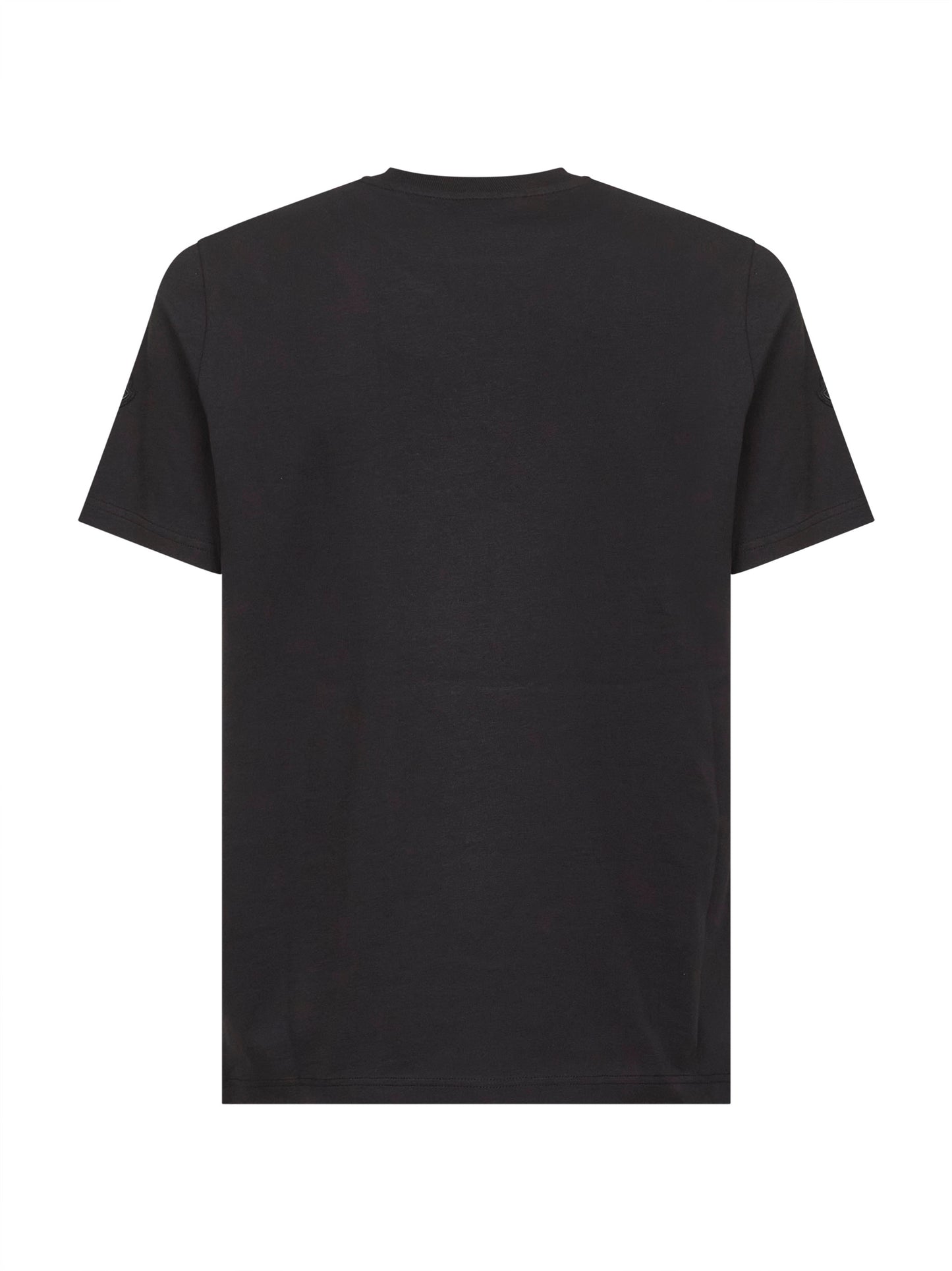 T-shirt con logo in jersey di cotone blu