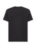 T-shirt con logo in jersey di cotone blu