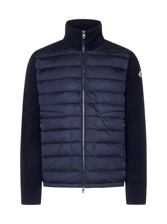Padded zip-up cardigan by Moncler