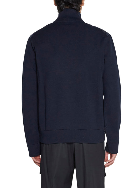 Padded zip-up cardigan by Moncler