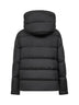 Black Moncler Maya 70 hooded short down jacket