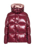 Red Parana hooded short down jacket