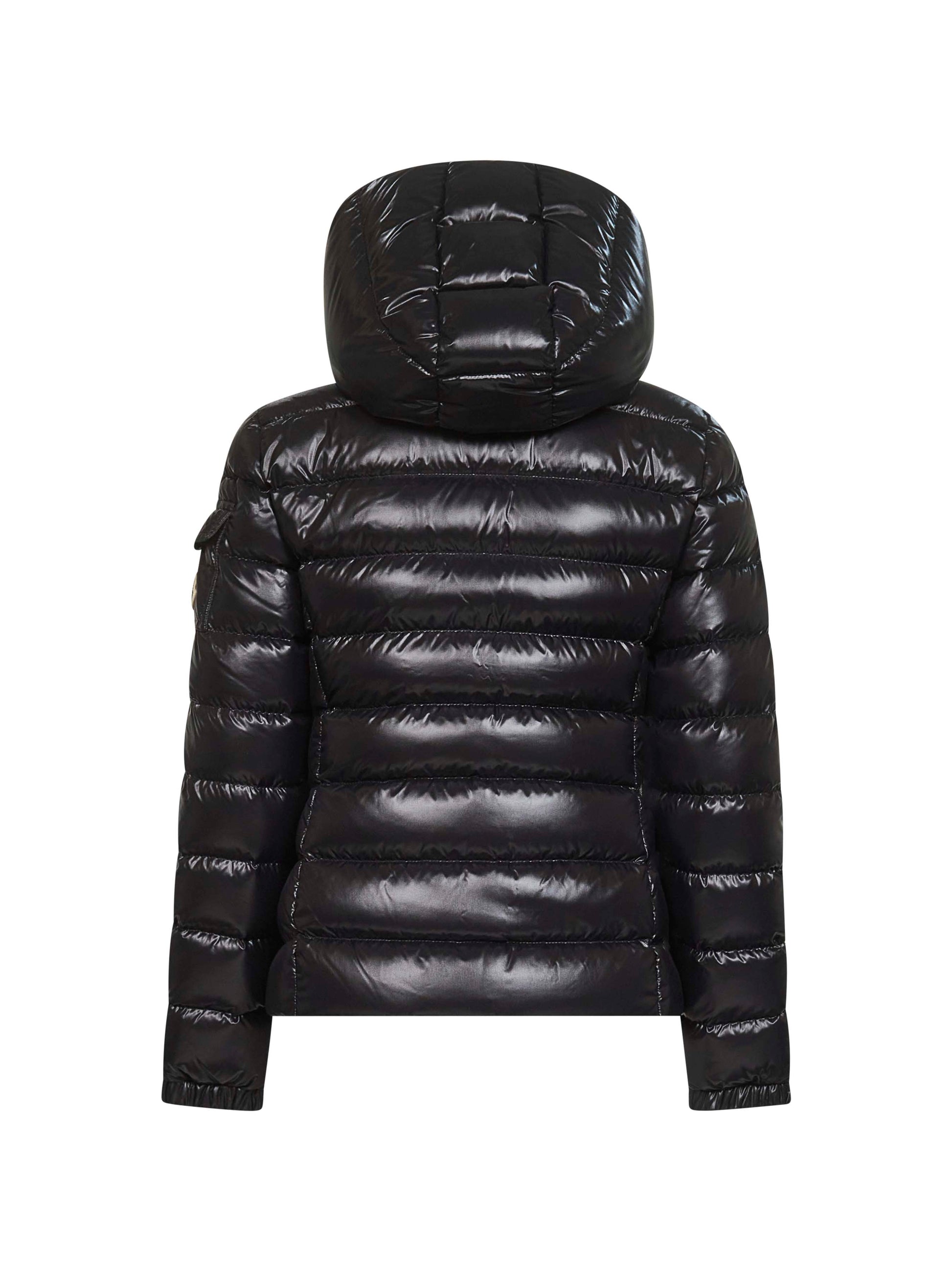 Piumino corto con cappuccio Bady nero –