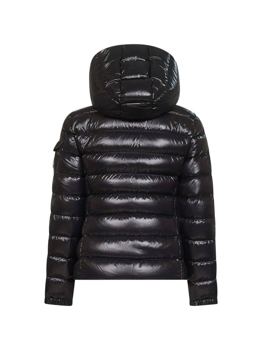 Black Bady short hooded down jacket