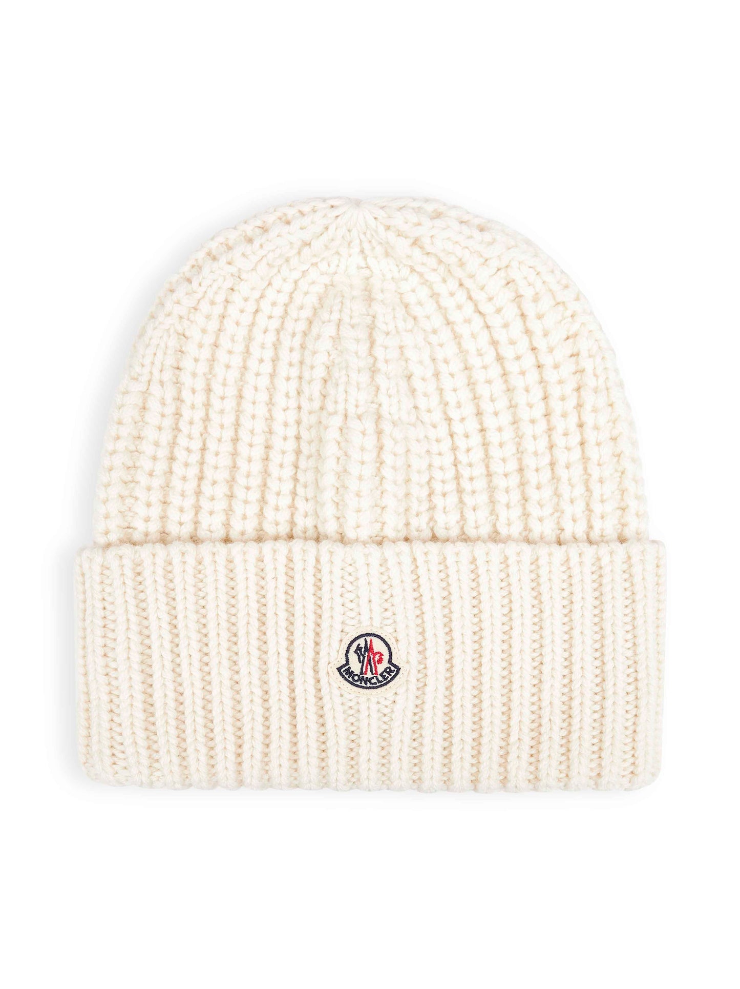 White wool and cashmere beanie