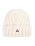 White wool and cashmere beanie