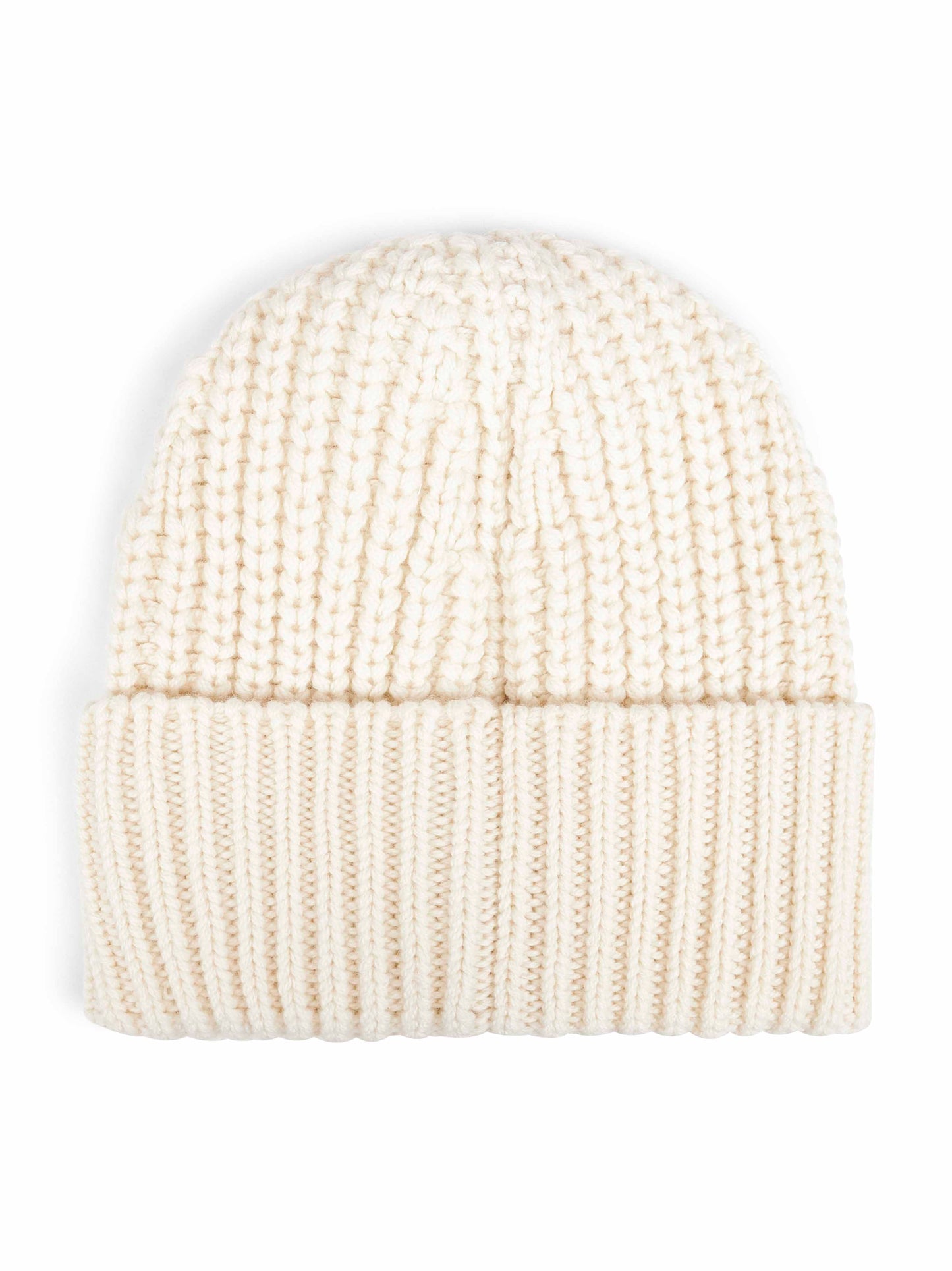 White wool and cashmere beanie