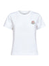 White cotton logo T-shirt