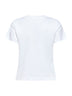 White cotton logo T-shirt