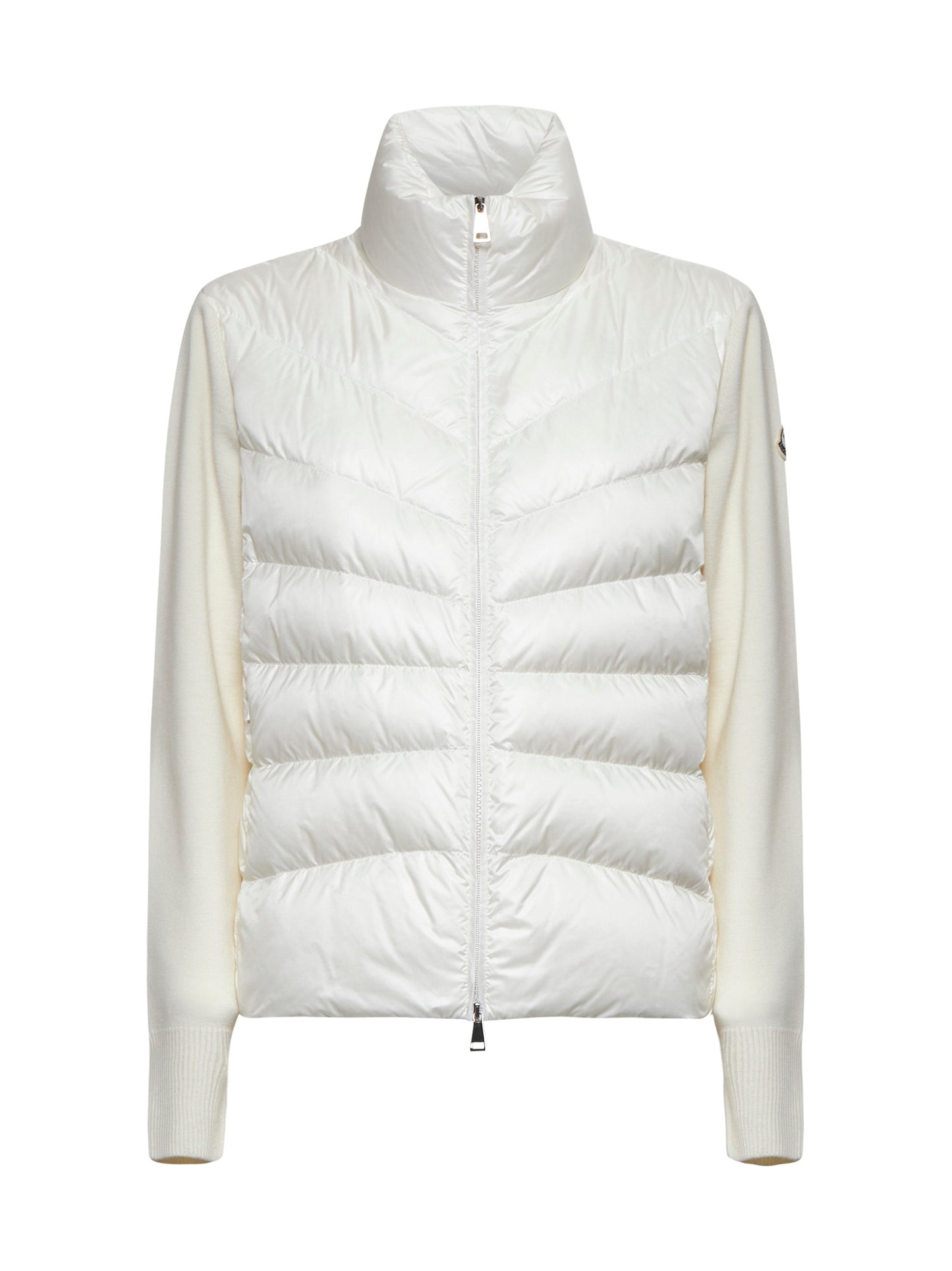 Padded wool cardigan by Moncler