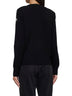 Padded wool zip-up cardigan by Moncler