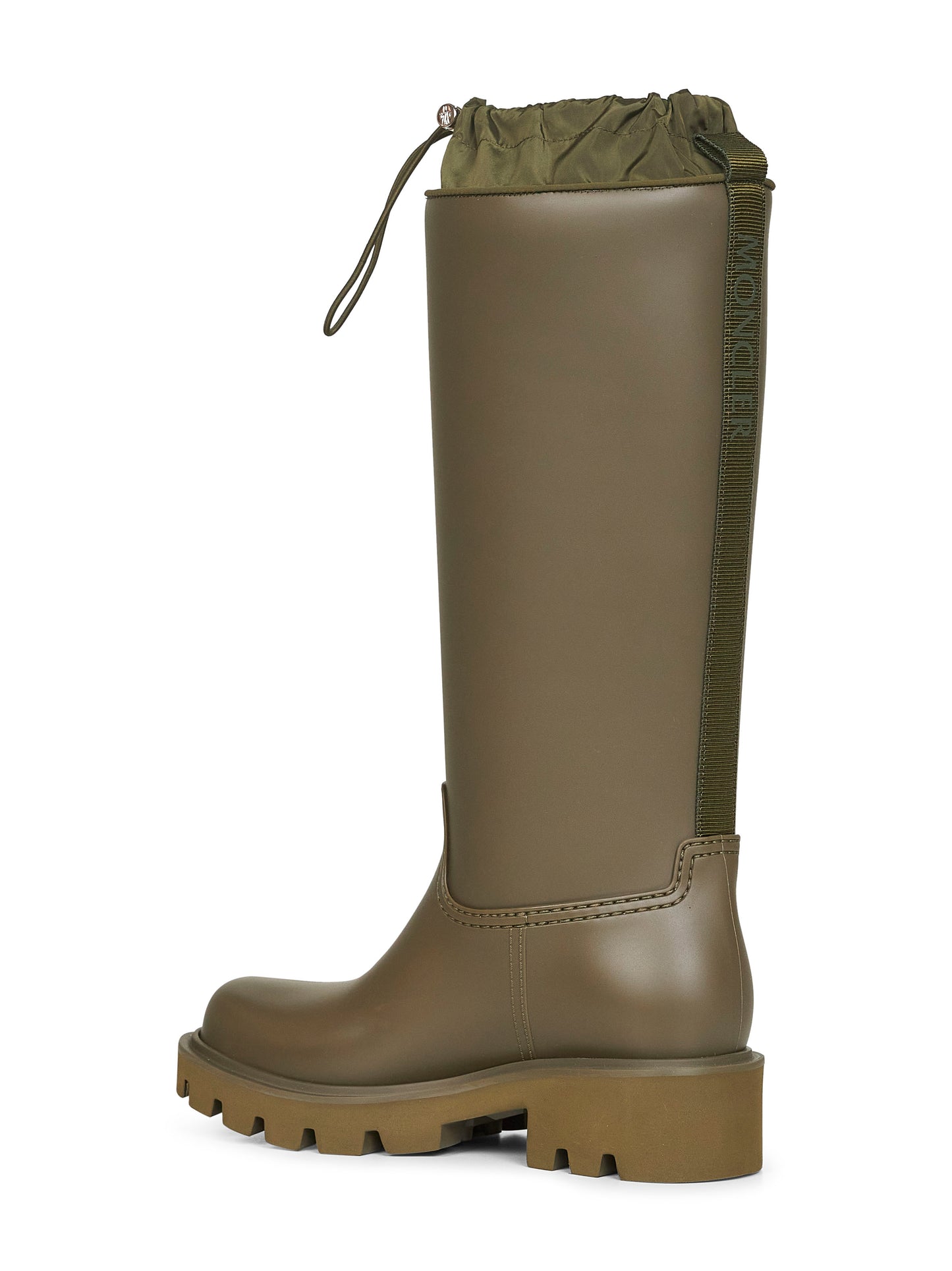 Olive green Kickstream High rain boots