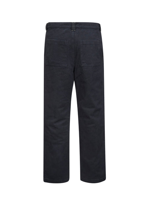 Black cotton denim Workwear jeans