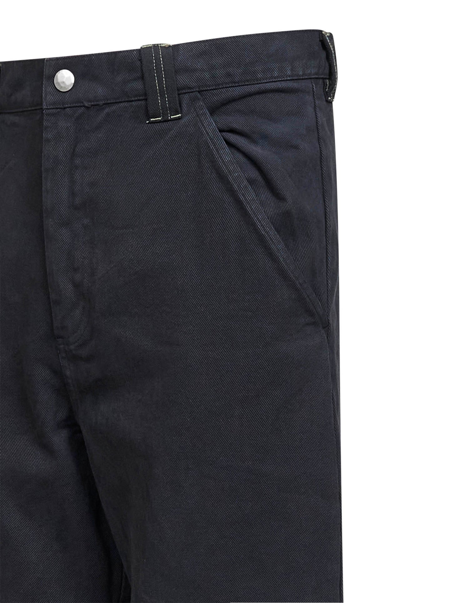 Jeans Workwear in denim di cotone nero