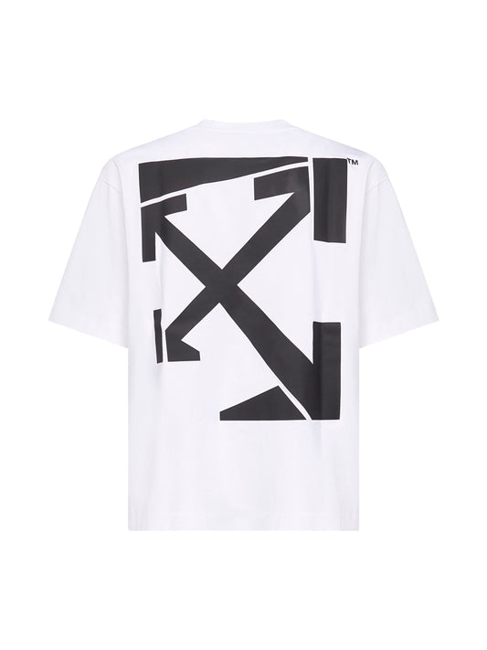 T-shirt Run Arrow Skate bianca