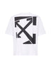 T-shirt Run Arrow Skate bianca