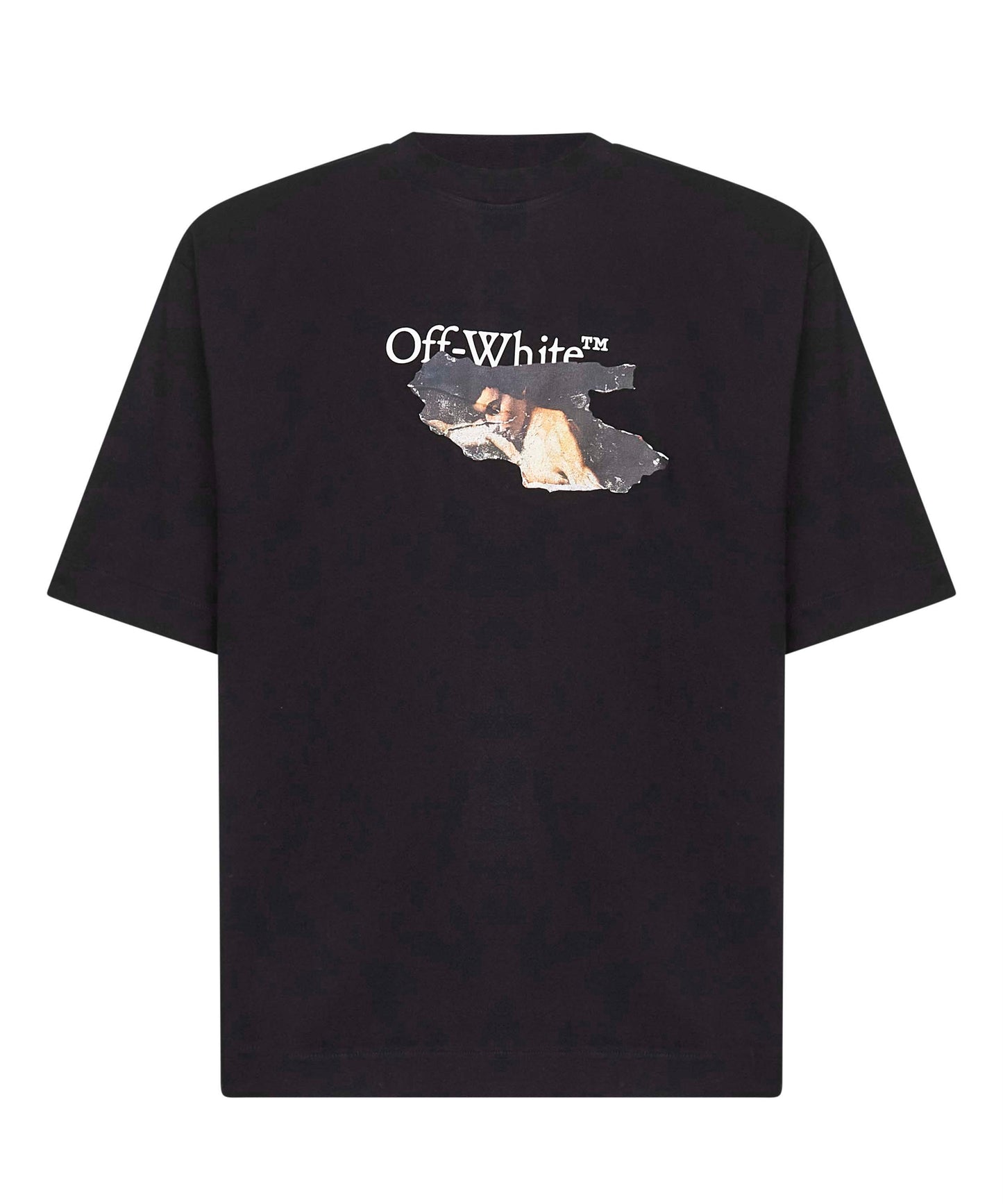 T-shirt Paint Arrow Skate in cotone nero