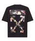T-shirt Paint Arrow Skate in cotone nero