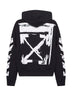 Felpa con cappuccio Ink Arrow Skate in cotone nero