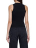 Cotton tank top with logo<BR/>