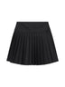 Black gabardine Big Bookish pleated mini skirt