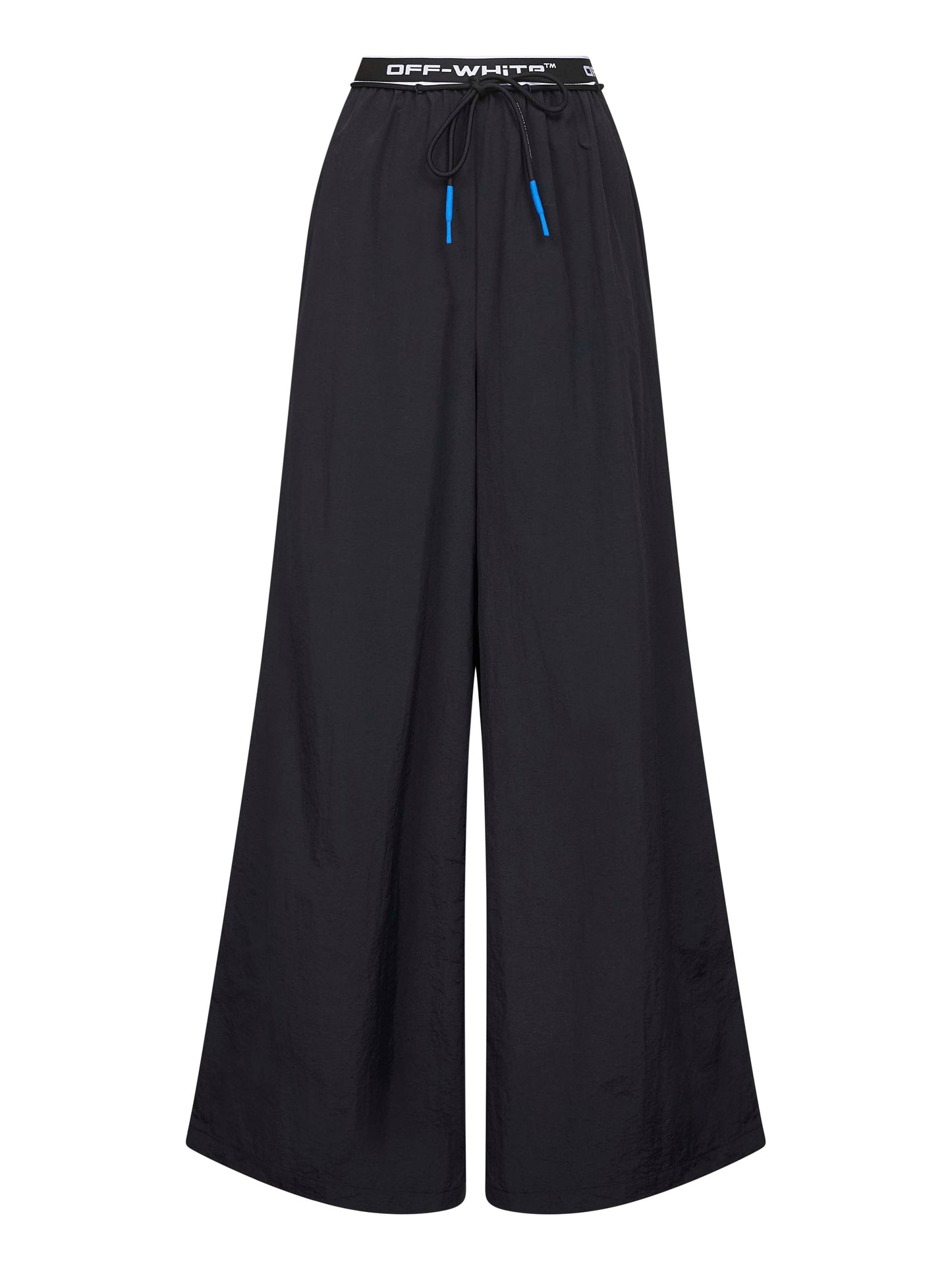 Pantaloni activewear Logoband NY in nylon nero
