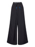 Pantaloni activewear Logoband NY in nylon nero