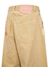 Beige cotton denim Fat Angelo jeans