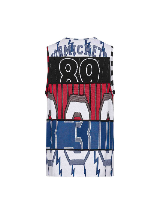 Multicolor knit Power tank top <BR/>