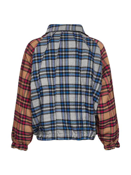Check patchwork-effect Federico jacket