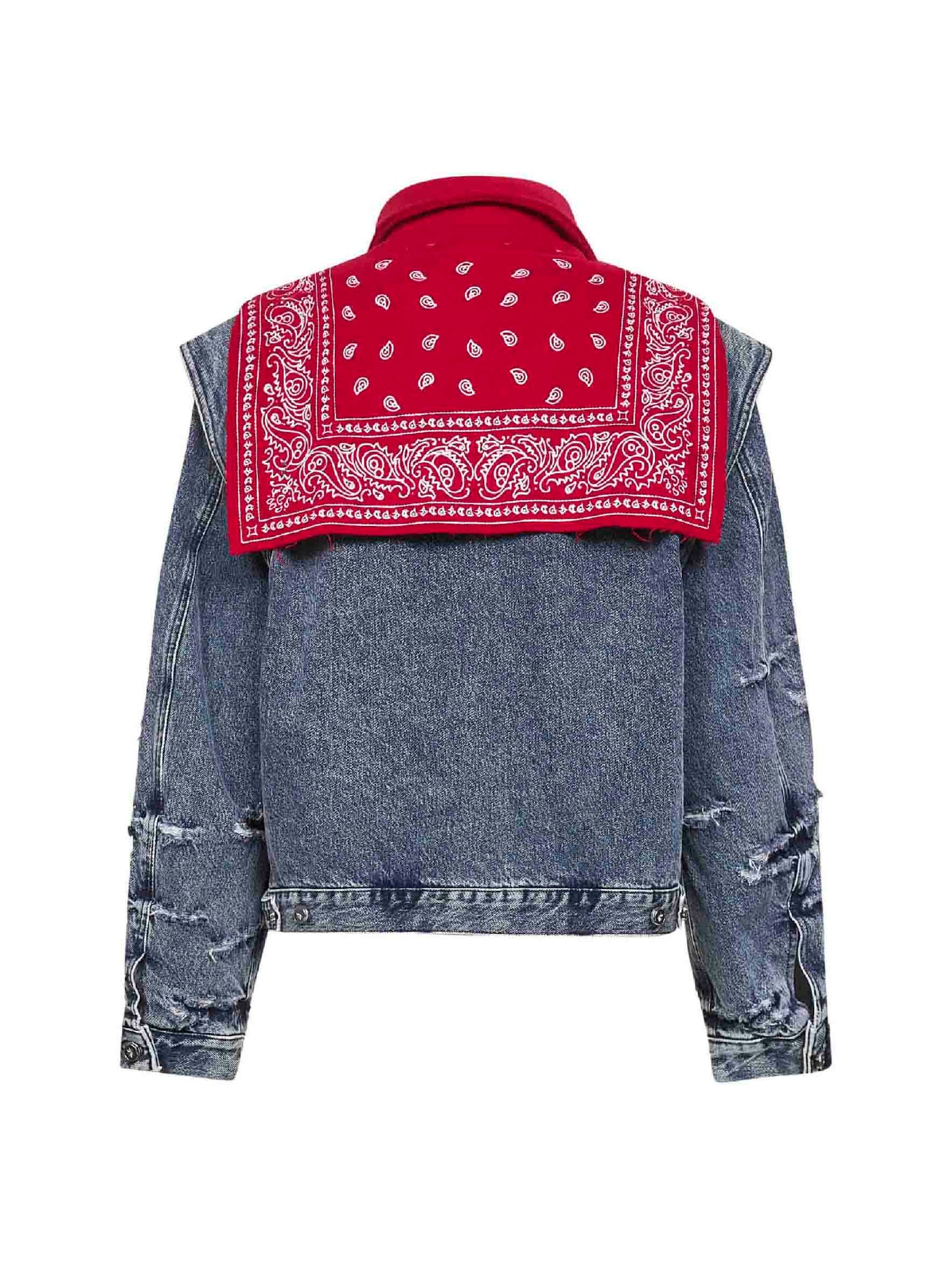 Blue denim Cape jacket
